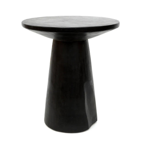 El Timber Conic Side Table - Negro - 50 a Solo.