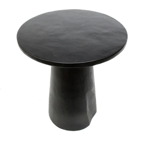El Timber Conic Side Table - Negro - 50 a Solo.