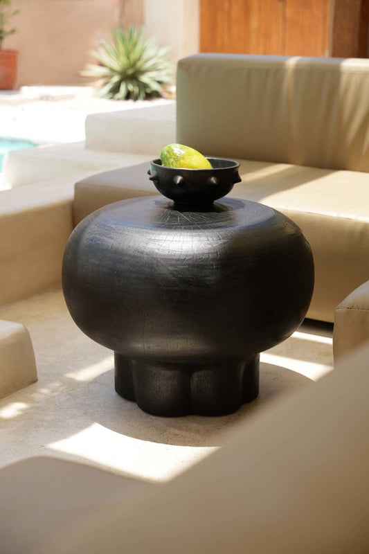 La mesa de café Tutup - Negro