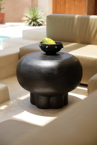 La mesa de café Tutup - Negro