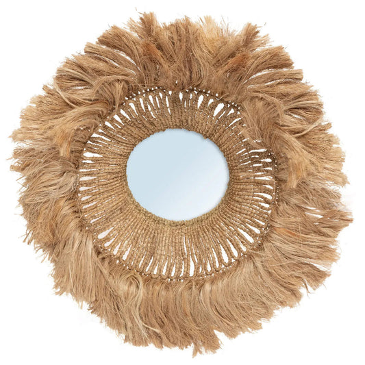 Le miroir Abaca Solomon - Naturel
