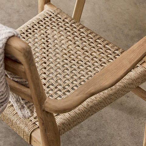 Tuinstoel Verano Teakhout  Armleuningen Raw Materials (set van 2)