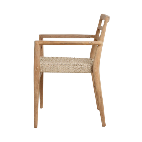 Tuinstoel Verano Teakhout  Armleuningen Raw Materials (set van 2)