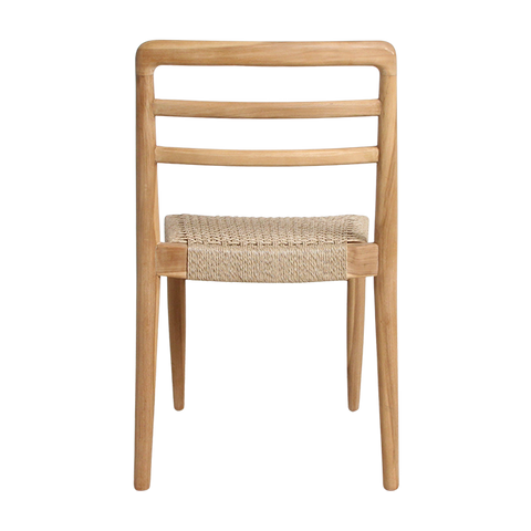 Tuinstoel Verano Teakhout Naturel Touwzitting (set van 2)