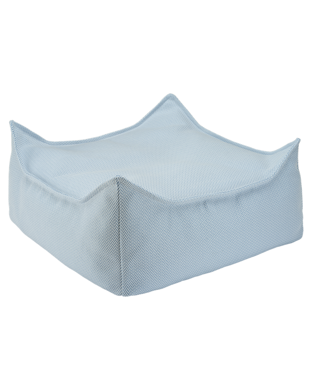 Wigiwama Outdoor Vierkante Poef - Blauw