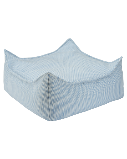 Wigiwama Outdoor Vierkante Poef - Blauw