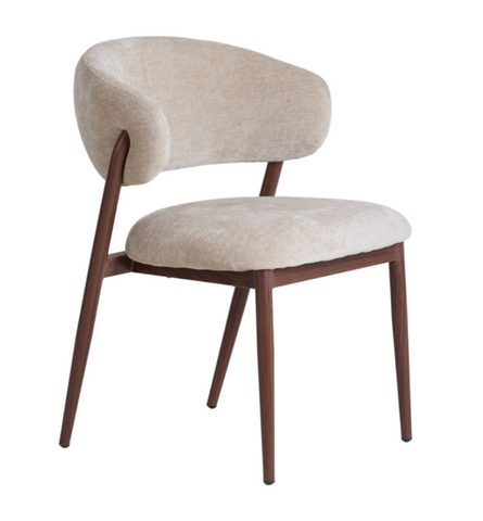 Eetkamerstoel Isandro Beige Bruin Light & Living