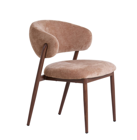 Eetkamerstoel Isandro Oudroze Bruin Light & Living