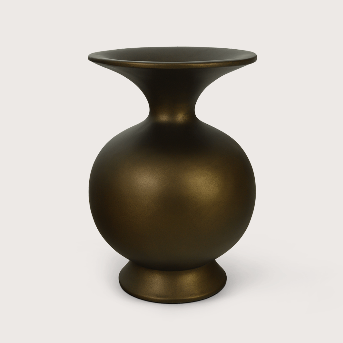 Vaas Belly Champagne Goud D42 H62 Pot & Vaas