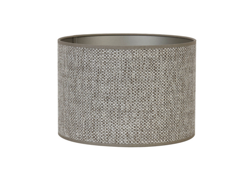 Lampenkap Saverna Cilinder Bruin Beige Ø25x18 cm Light & Living
