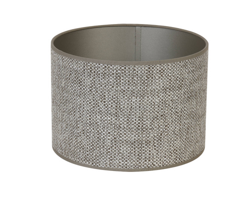 Lampenkap Saverna Cilinder Bruin Beige Ø25x18 cm Light & Living