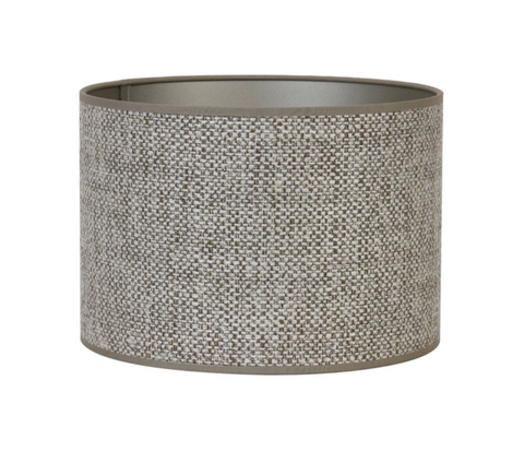 Lampenkap Saverna Cilinder Bruin Beige Ø35x30 cm Light & Living