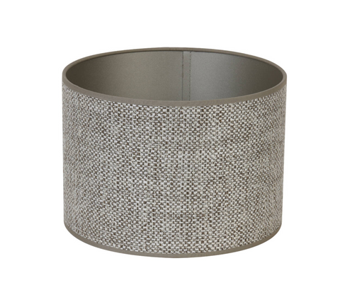 Lampenkap Saverna Cilinder Bruin Beige Ø35x30 cm Light & Living