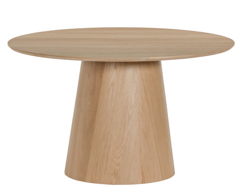 Eettafel Novero Natural Oak Rond 130 cm Livingfurn