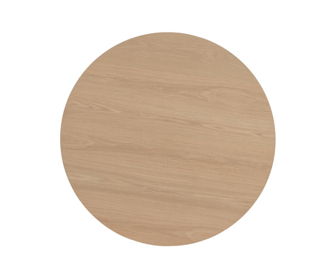 Eettafel Novero Natural Oak Rond 130 cm Livingfurn