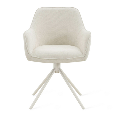 Eetkamerstoel Bo Beige Draaibaar (set van 2)