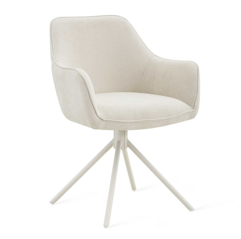 Eetkamerstoel Bo Beige Draaibaar (set van 2)