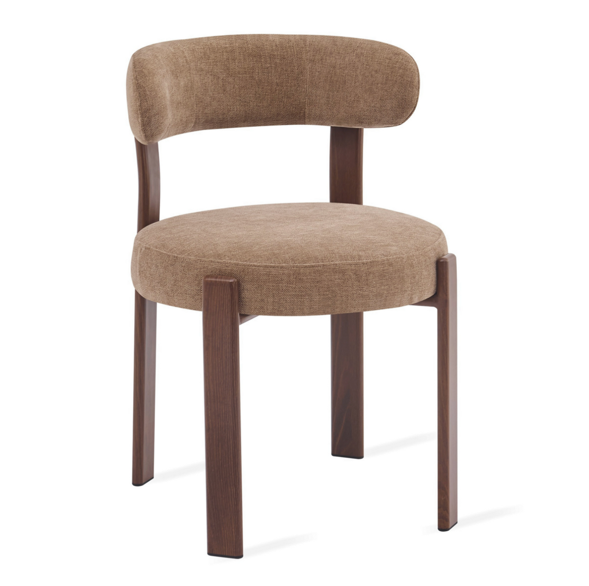 Eetkamerstoel Rose - Taupe (set van 2) Livingfurn
