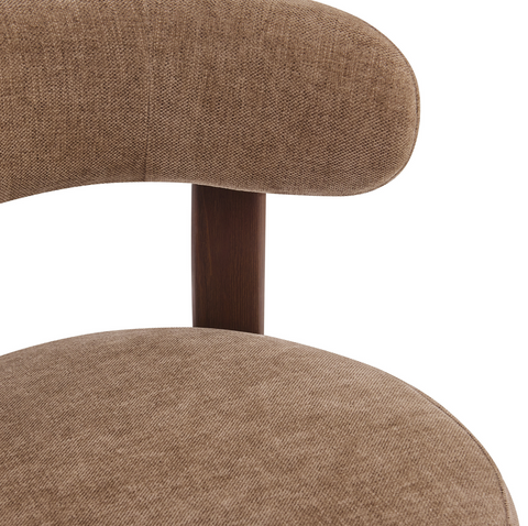 Eetkamerstoel Rose - Taupe (set van 2) Livingfurn