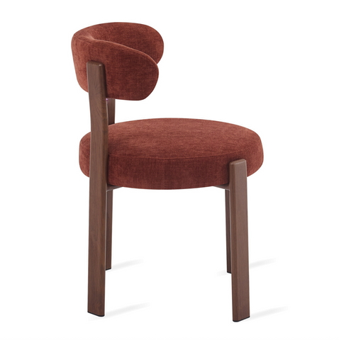 Eetkamerstoel Rose Burgundy (set van 2) Livingfurn