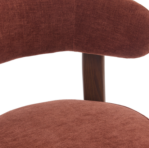 Eetkamerstoel Rose Burgundy (set van 2) Livingfurn