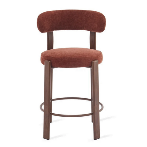 Barkruk Rose Burgundy (set van 2) Livingfurn