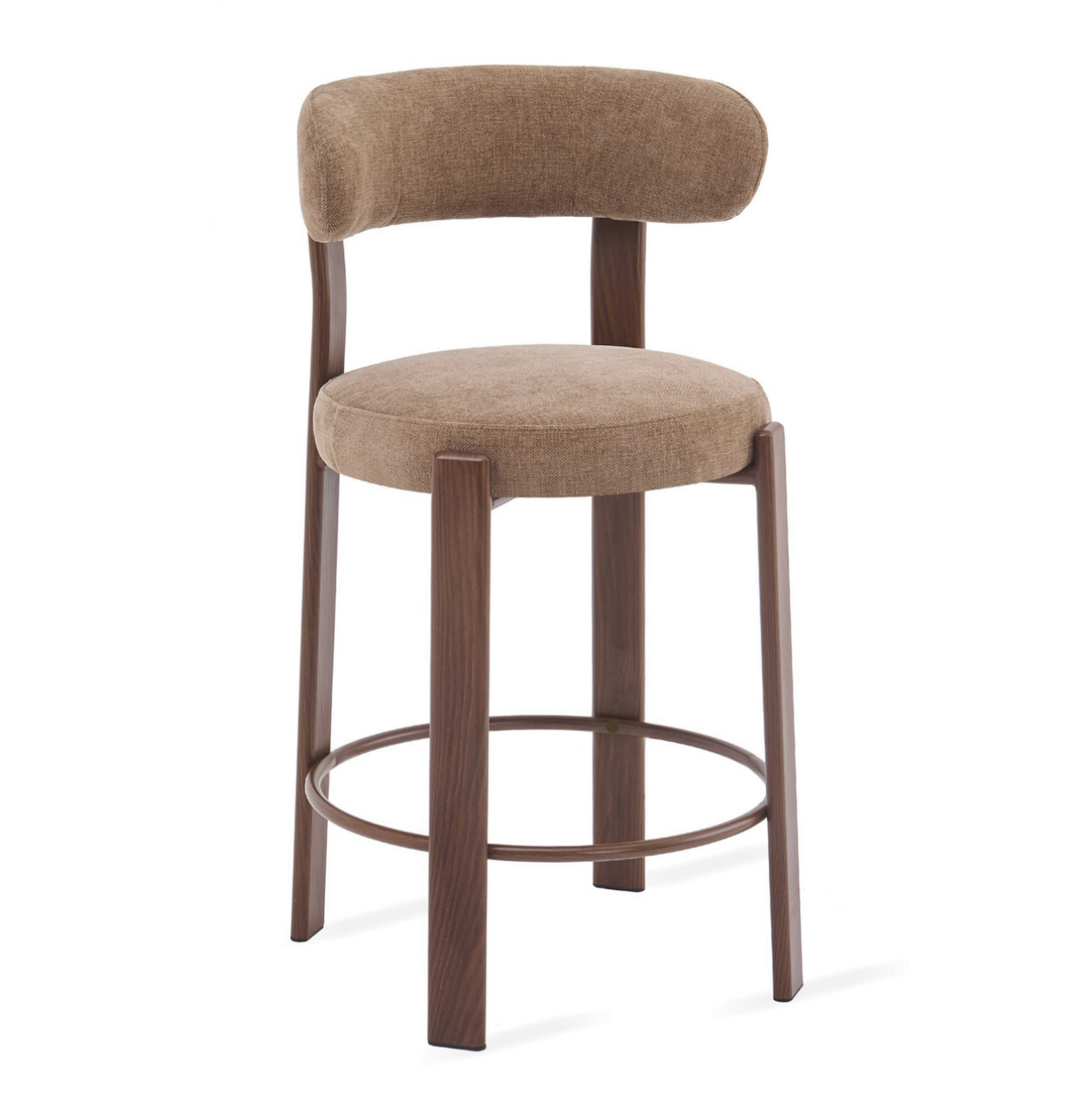 Barkruk Rose Taupe (set van 2) Livingfurn