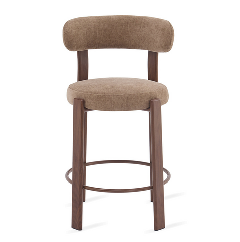 Barkruk Rose Taupe (set van 2) Livingfurn