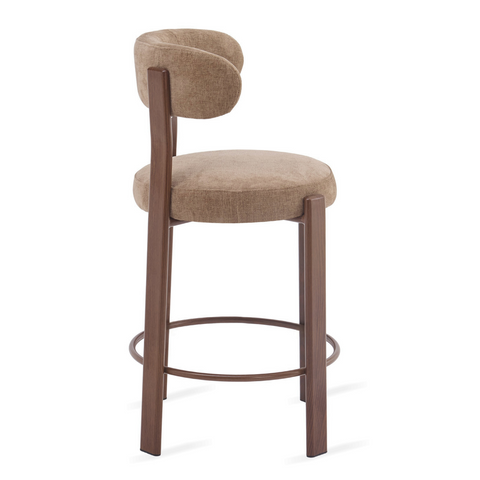 Barkruk Rose Taupe (set van 2) Livingfurn