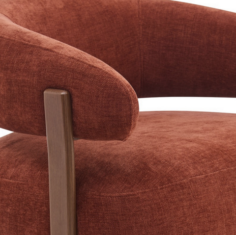 Fauteuil Rose Burgundy