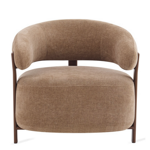 Fauteuil Rose Taupe