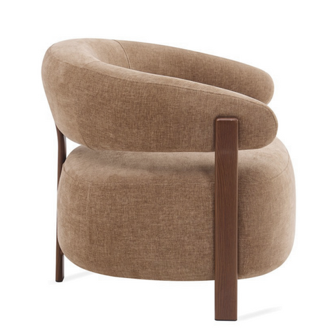 Fauteuil Rose Taupe