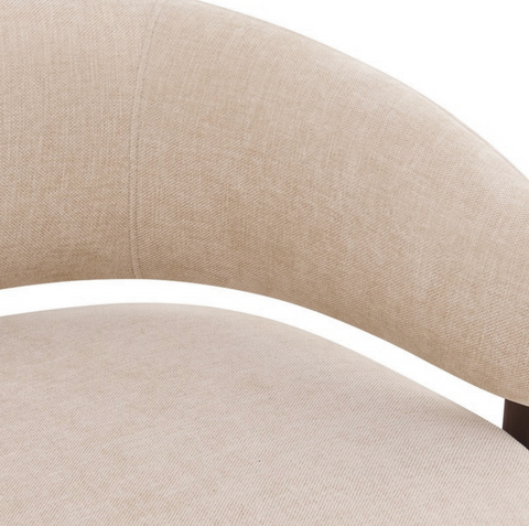 Fauteuil Rose Beige