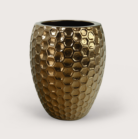 Pot Honey Goud D62 H80 Pot & Vaas