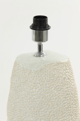 Lampvoet Ø30,5x51,5 cm KYARA keramiek crème