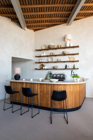 Lampvoet Ø30,5x51,5 cm KYARA keramiek crème