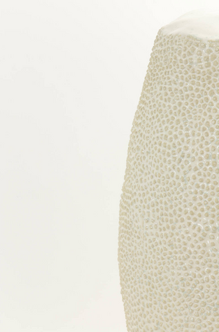 Lampvoet Ø34,5x59 cm KYARA keramiek crème