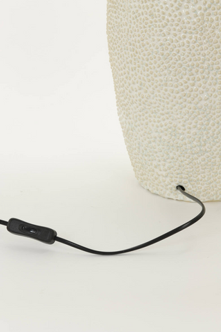 Lampvoet Ø34,5x59 cm KYARA keramiek crème