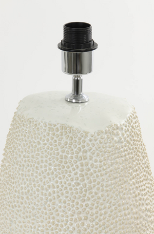 Lampvoet Ø34,5x59 cm KYARA keramiek crème