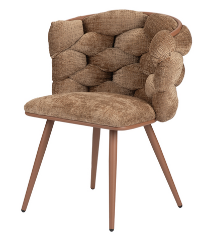 Eetkamerstoel Rock Caramel Set Van 2 Pole To Pole