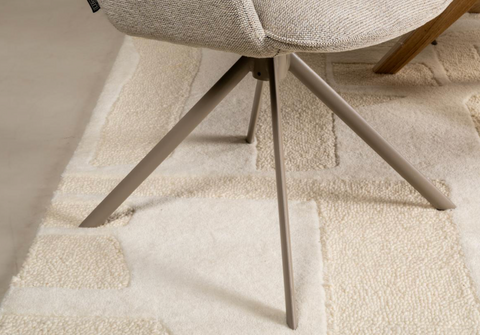 Eetkamerstoel Riverside Draaibaar Ecru Lifestyle Homecollection