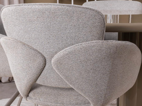 Eetkamerstoel Riverside Draaibaar Ecru Lifestyle Homecollection