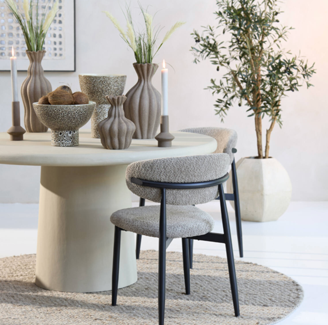 Eetkamerstoel Eniola Taupe Light & Living