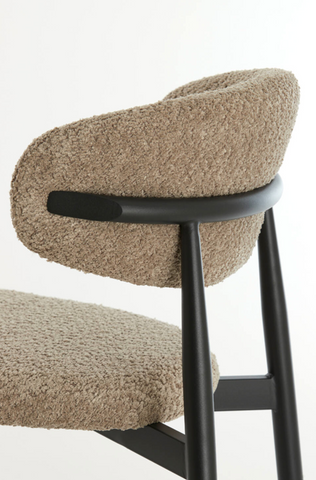 Eetkamerstoel Eniola Taupe Light & Living