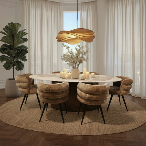 Eetkamerstoel (set van 2)Cloud Caramel Pole To Pole