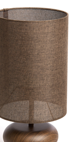 Tafellamp Danialo Bruin Hout Light & Living