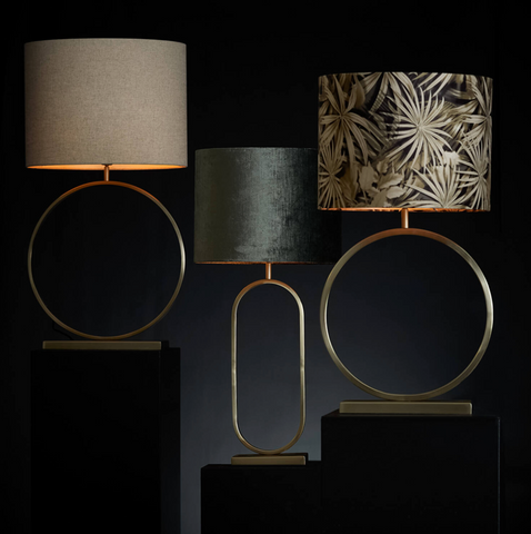 Lampvoet 50x15x62 cm LIVA licht goud