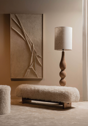 Wandpaneel Dizze Wave Zand 162x82 cm PTMD