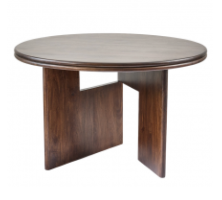 Eettafel Dayton Rond Walnoot 120 cm Lifestyle Homecollection
