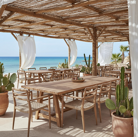 Tuintafel Soleado Teakhout 200 cm Raw Materials
